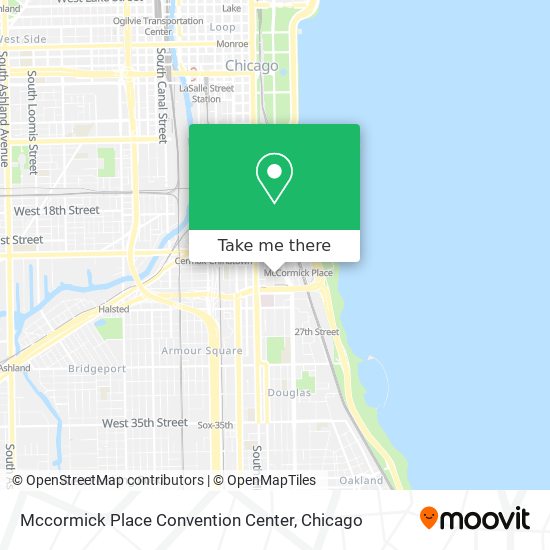 Mccormick Place Convention Center map