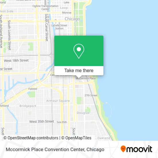Mccormick Place Convention Center map