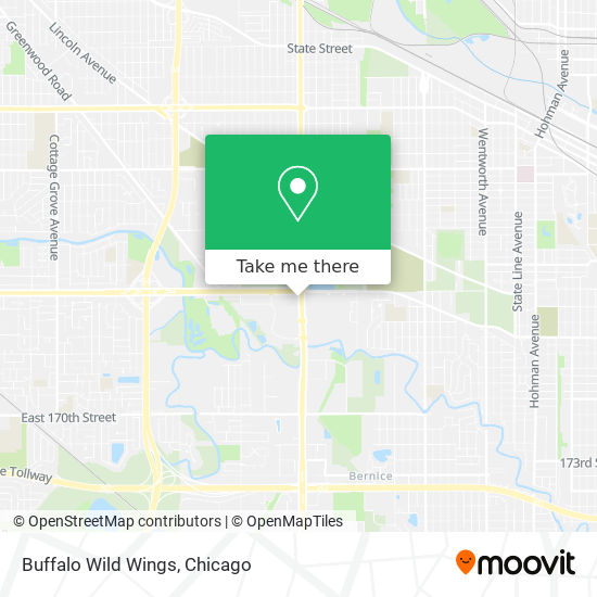 Buffalo Wild Wings map