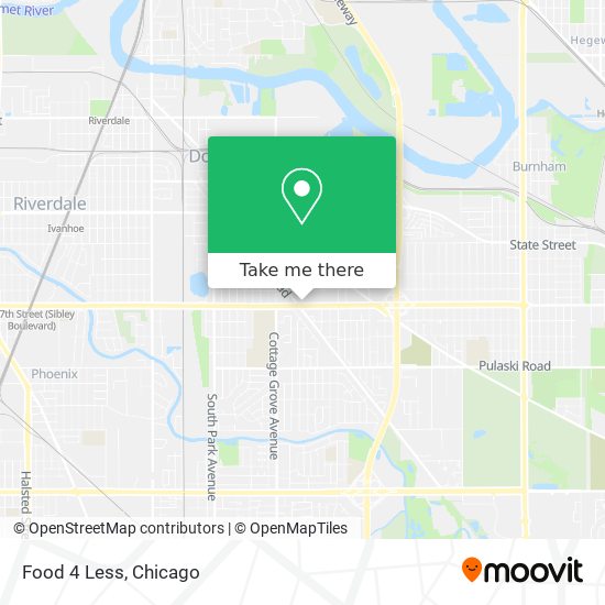 Food 4 Less map