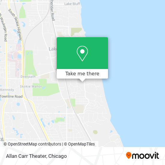 Allan Carr Theater map