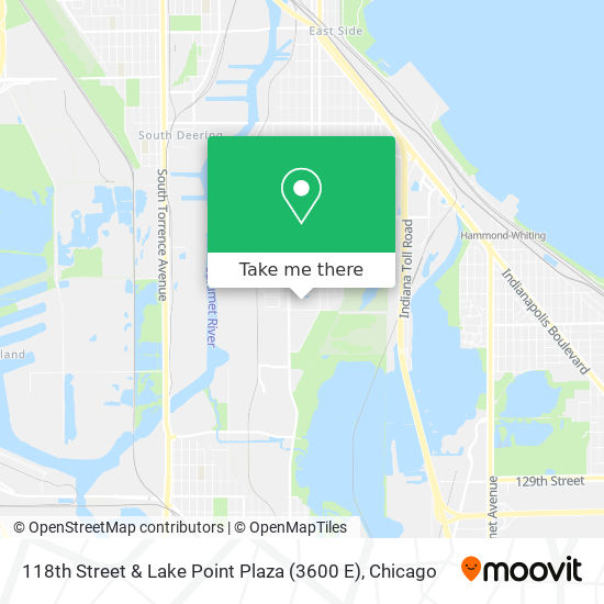 118th Street & Lake Point Plaza (3600 E) map