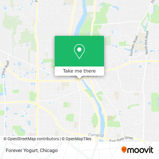 Forever Yogurt map