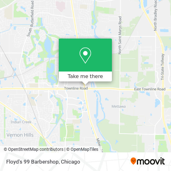 Floyd's 99 Barbershop map