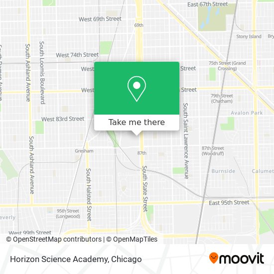 Mapa de Horizon Science Academy