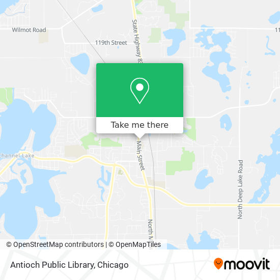Antioch Public Library map