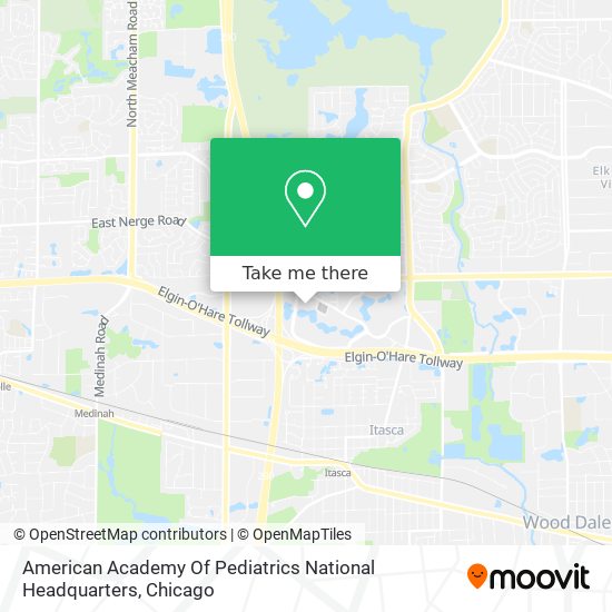 American Academy Of Pediatrics National Headquarters map