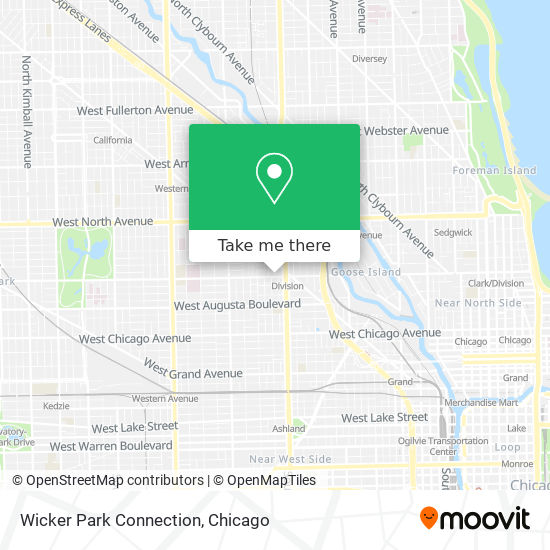 Mapa de Wicker Park Connection