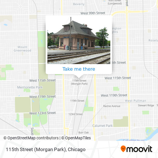 115th Street (Morgan Park) map