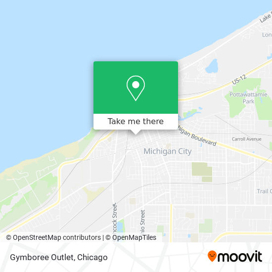 Gymboree Outlet map
