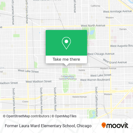 Mapa de Former Laura Ward Elementary School