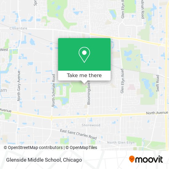 Glenside Middle School map
