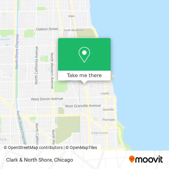 Clark & North Shore map