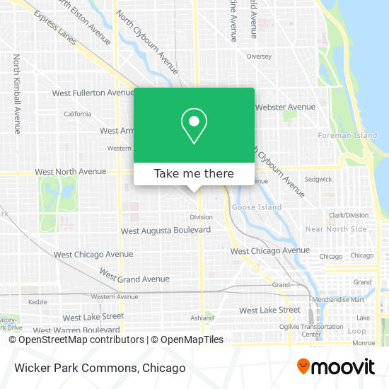 Wicker Park Commons map