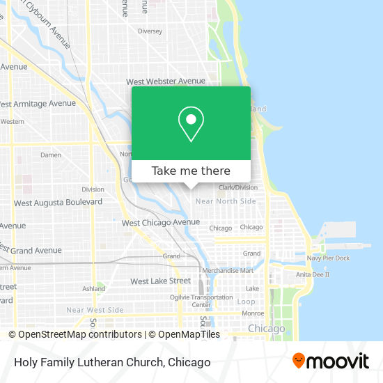 Holy Family Lutheran Church map