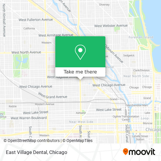 East Village Dental map