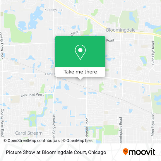 Picture Show at Bloomingdale Court map