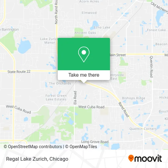 Regal Lake Zurich map