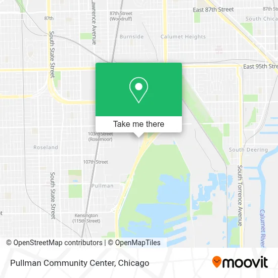 Pullman Community Center map