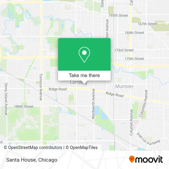 Santa House map
