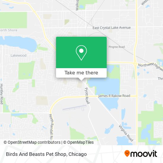 Birds And Beasts Pet Shop map