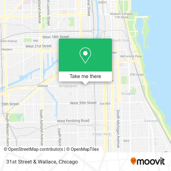 31st Street & Wallace map