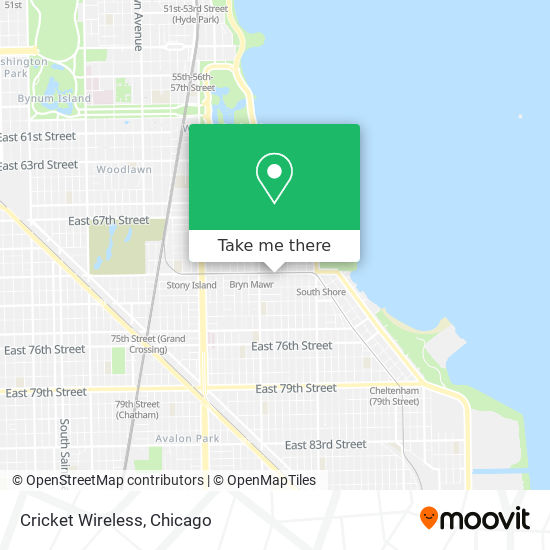 Cricket Wireless map