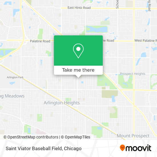 Mapa de Saint Viator Baseball Field