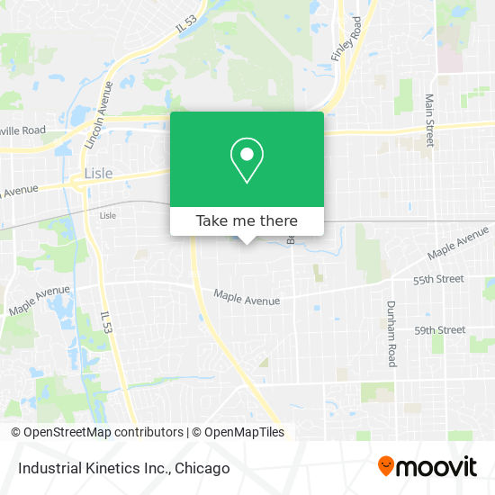 Industrial Kinetics Inc. map