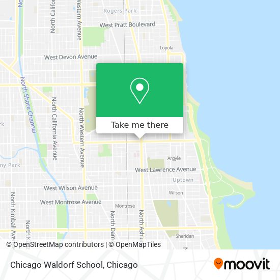 Mapa de Chicago Waldorf School