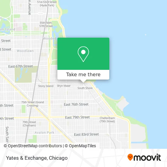 Yates & Exchange map