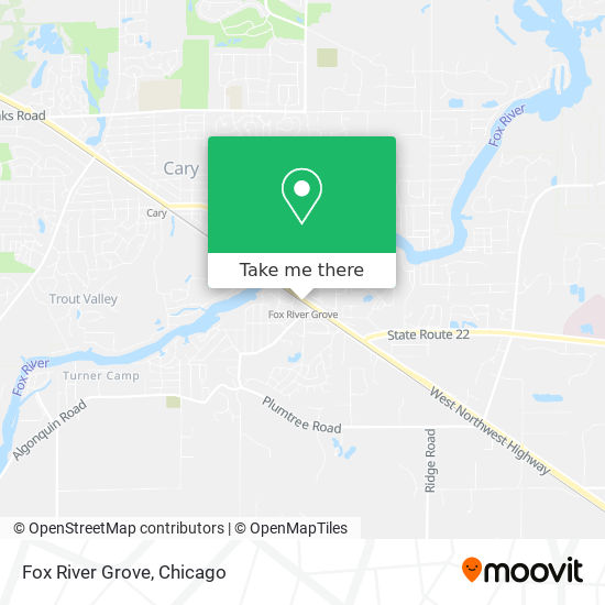 Fox River Grove map