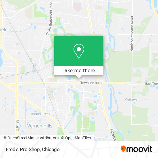 Fred's Pro Shop map
