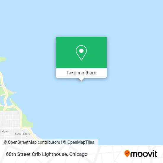 68th Street Crib Lighthouse map