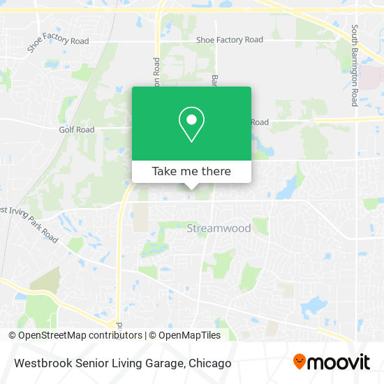 Mapa de Westbrook Senior Living Garage