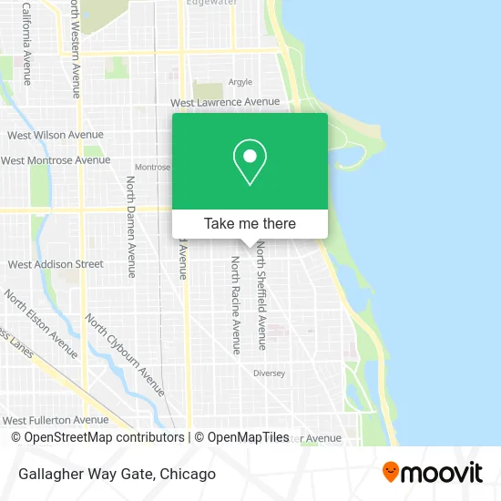 Gallagher Way Gate map