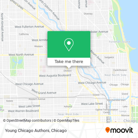 Young Chicago Authors map