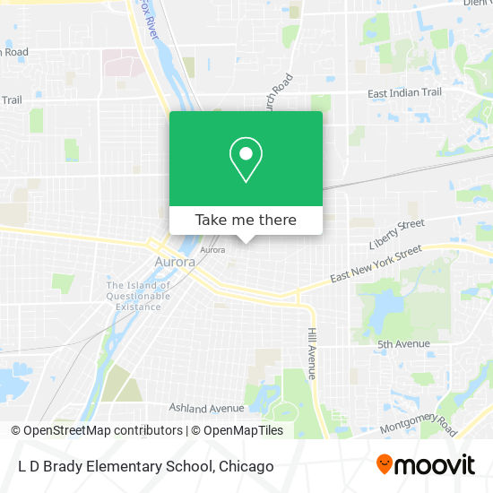 Mapa de L D Brady Elementary School