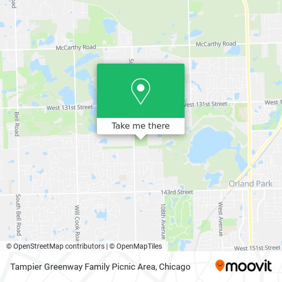 Mapa de Tampier Greenway Family Picnic Area