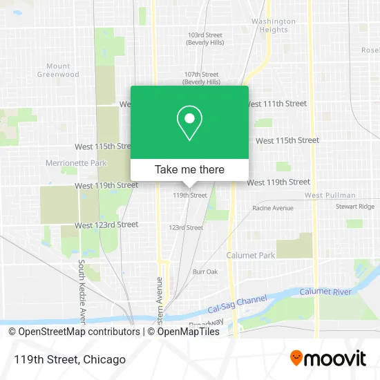 119th Street map