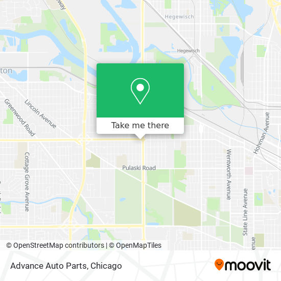 Advance Auto Parts map