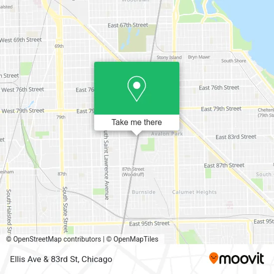 Mapa de Ellis Ave & 83rd St