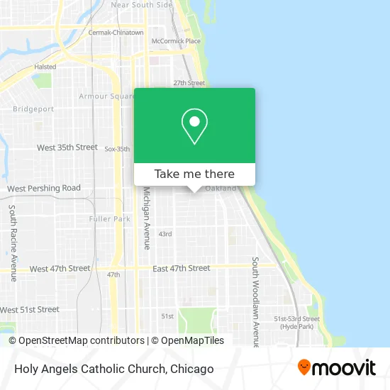 Holy Angels Catholic Church map