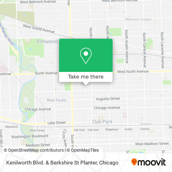 Kenilworth Blvd. & Berkshire St Planter map