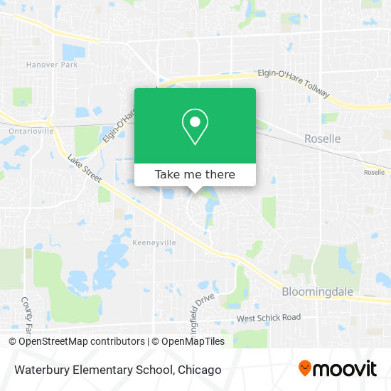 Mapa de Waterbury Elementary School