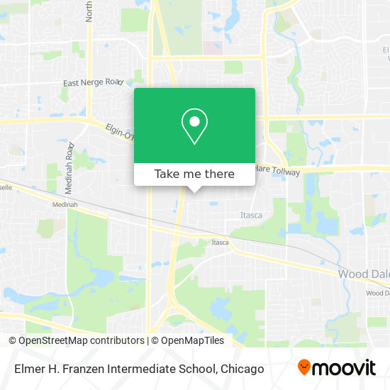 Elmer H. Franzen Intermediate School map