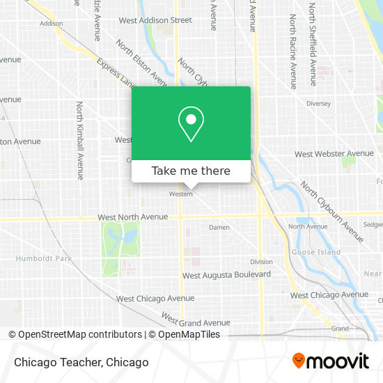 Chicago Teacher map