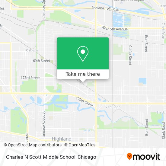 Charles N Scott Middle School map