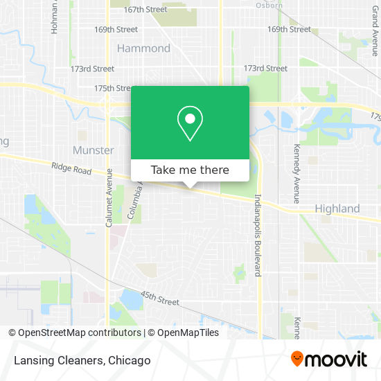 Lansing Cleaners map