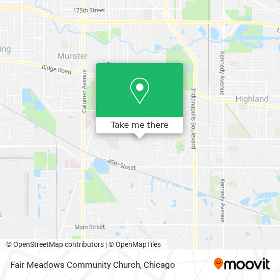 Mapa de Fair Meadows Community Church